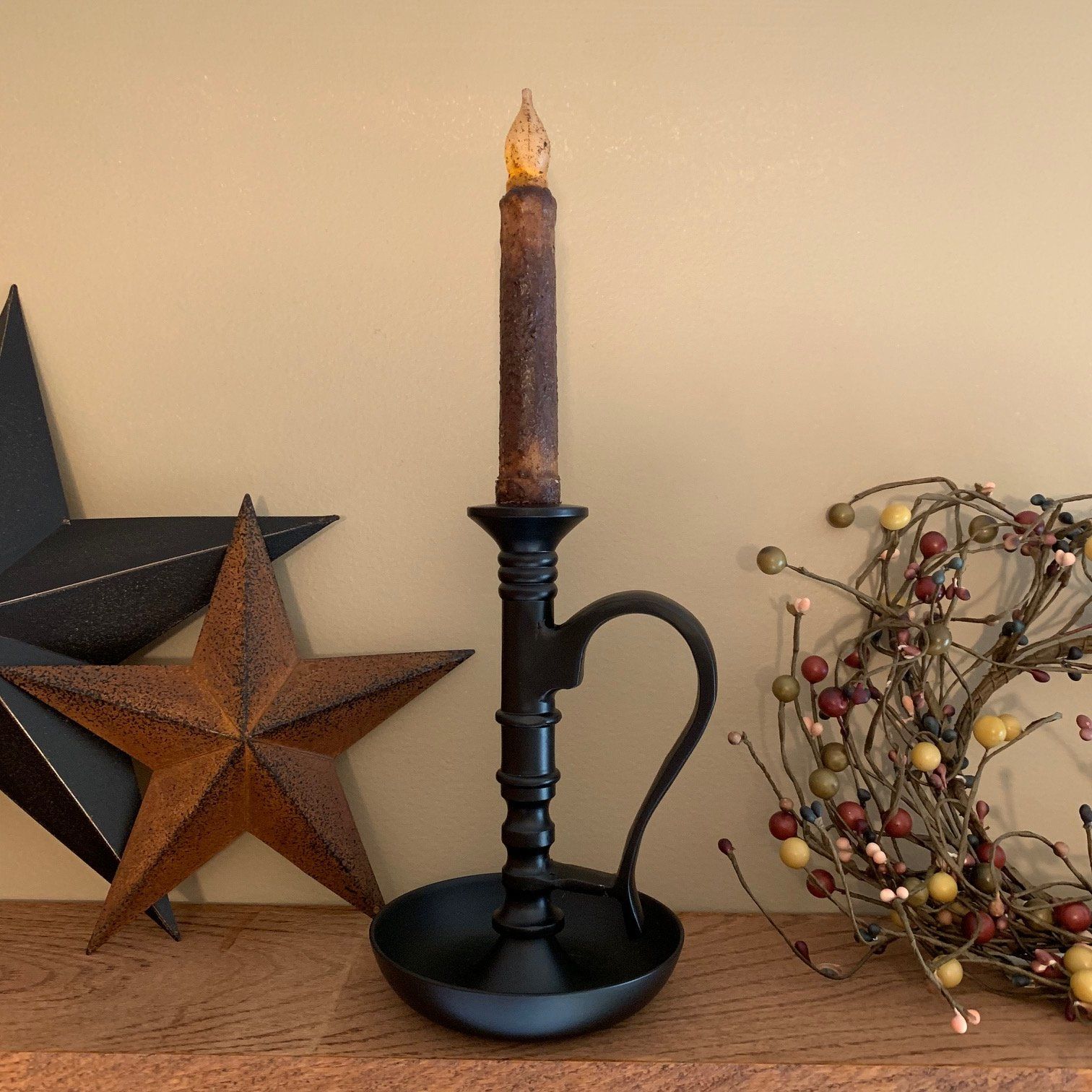 Primitive Candle Holders | Primitive Star Quilt Shop