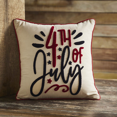 4th Of July Pillow 18" - Primitive Star Quilt Shop