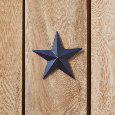 4" Speckled Navy Barn Star - Primitive Star Quilt Shop