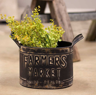 Farmer's Market Bucket - Primitive Star Quilt Shop