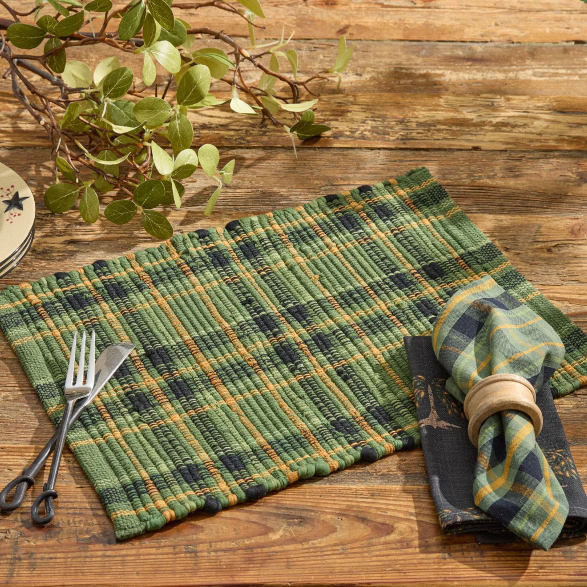 Willow-Lane-Chindi-Placemat-on  display picture 1