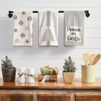 Grace "Peace on Earth" Tea Towels - Set of 3 - Primitive Star Quilt Shop