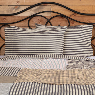 Ashmont Ticking Stripe Standard Pillow Case - Set of 2 - Primitive Star Quilt Shop