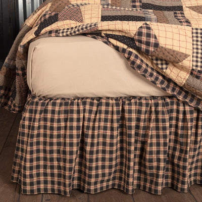 Bingham Star Bed Skirt - Primitive Star Quilt Shop