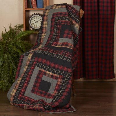 Cumberland Quilted Throw - Primitive Star Quilt Shop