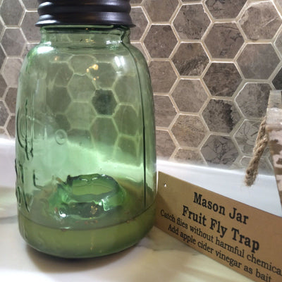 Mason Jar Fruit Fly Trap - Primitive Star Quilt Shop