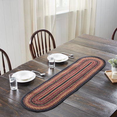 Heritage Farms Braided Oval Runner 13x48" - Primitive Star Quilt Shop