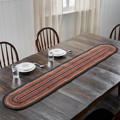 Heritage Farms Braided Oval Runner 13x72" - Primitive Star Quilt Shop