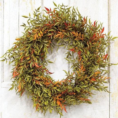 Shade Smilax Wreath 20" - Primitive Star Quilt Shop