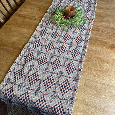 Shadowbrook Colonial Woven Table Runner 56" - Primitive Star Quilt Shop