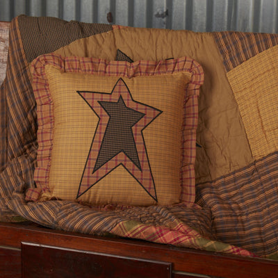 Stratton Applique Star Pillow 12" - Primitive Star Quilt Shop