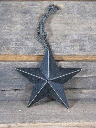 5" Black Barn Star - Primitive Star Quilt Shop