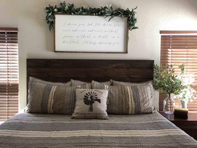 DIY How To Make Your Own Wood Headboard