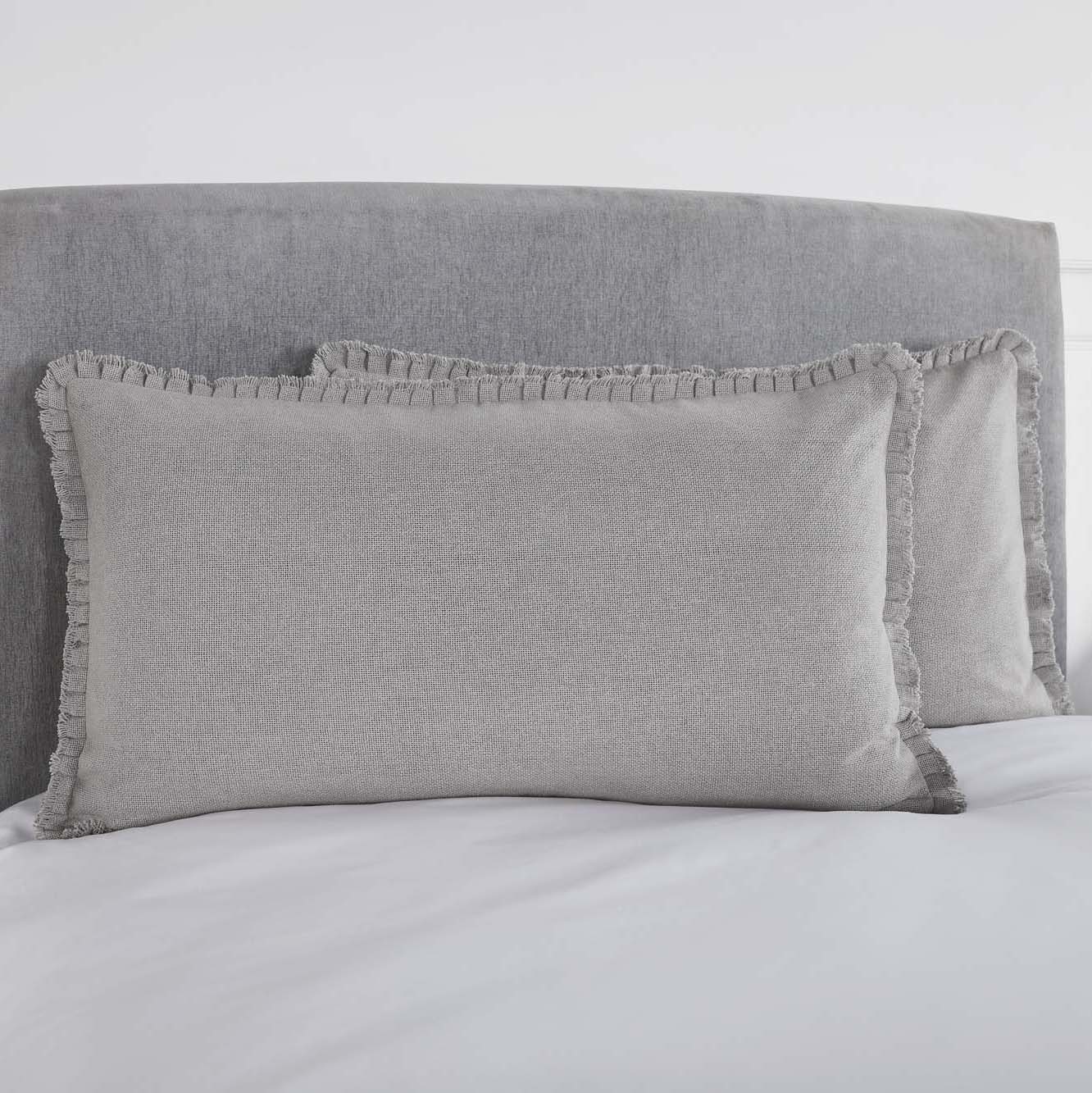 Burlap Dove Grey Bedding