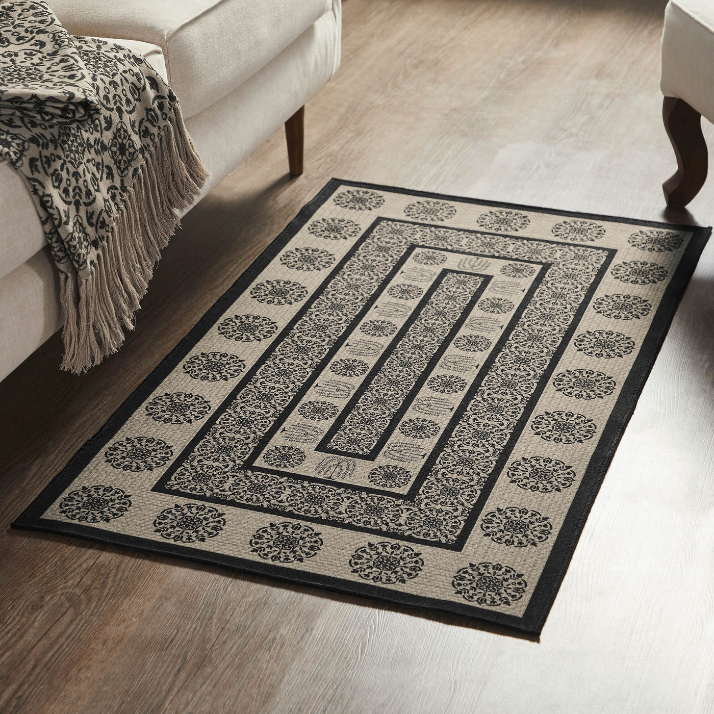 Custom House Black Rugs