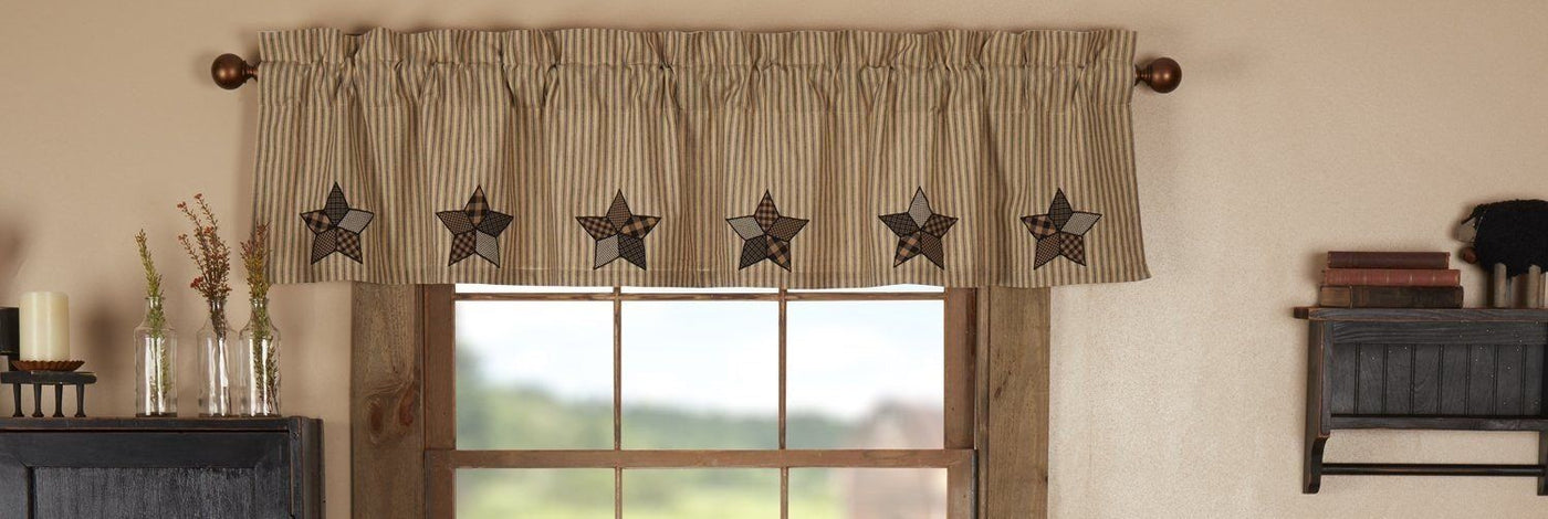 Farmhouse Star Curtains