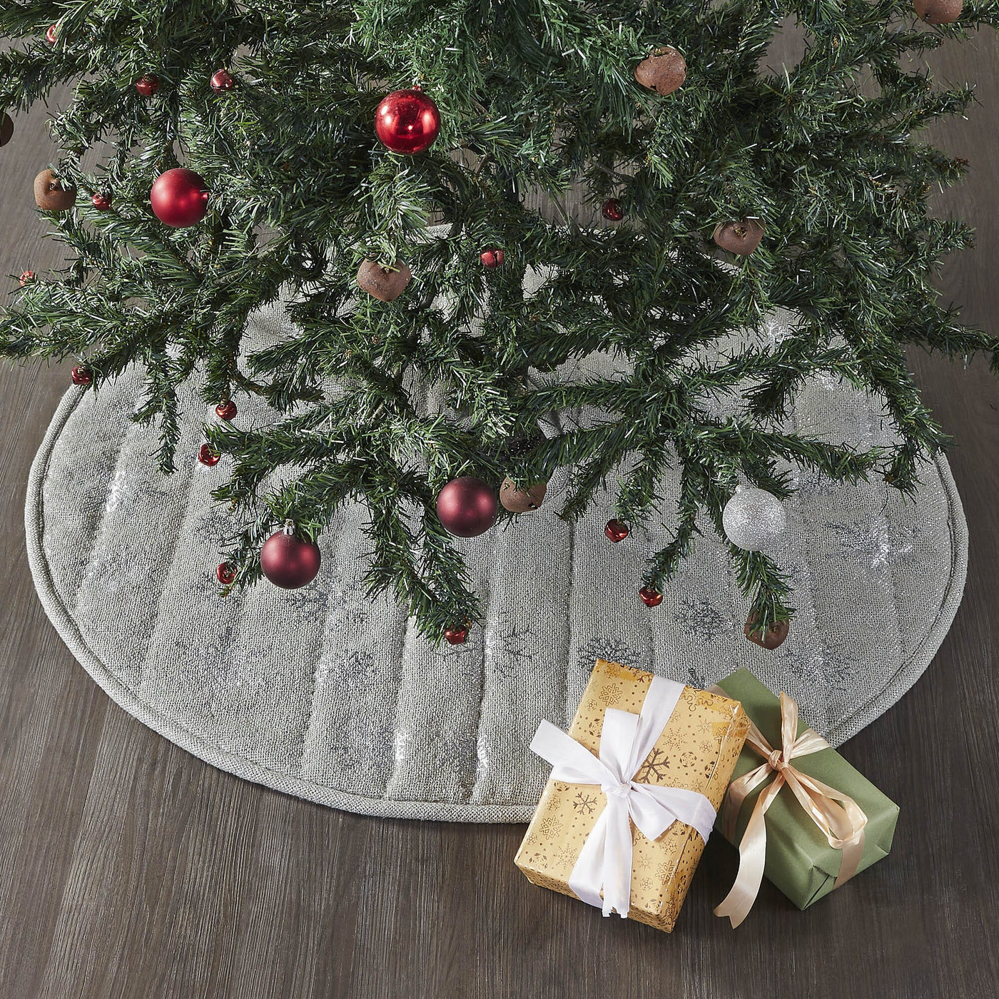 Yuletide Burlap Dove Grey Christmas