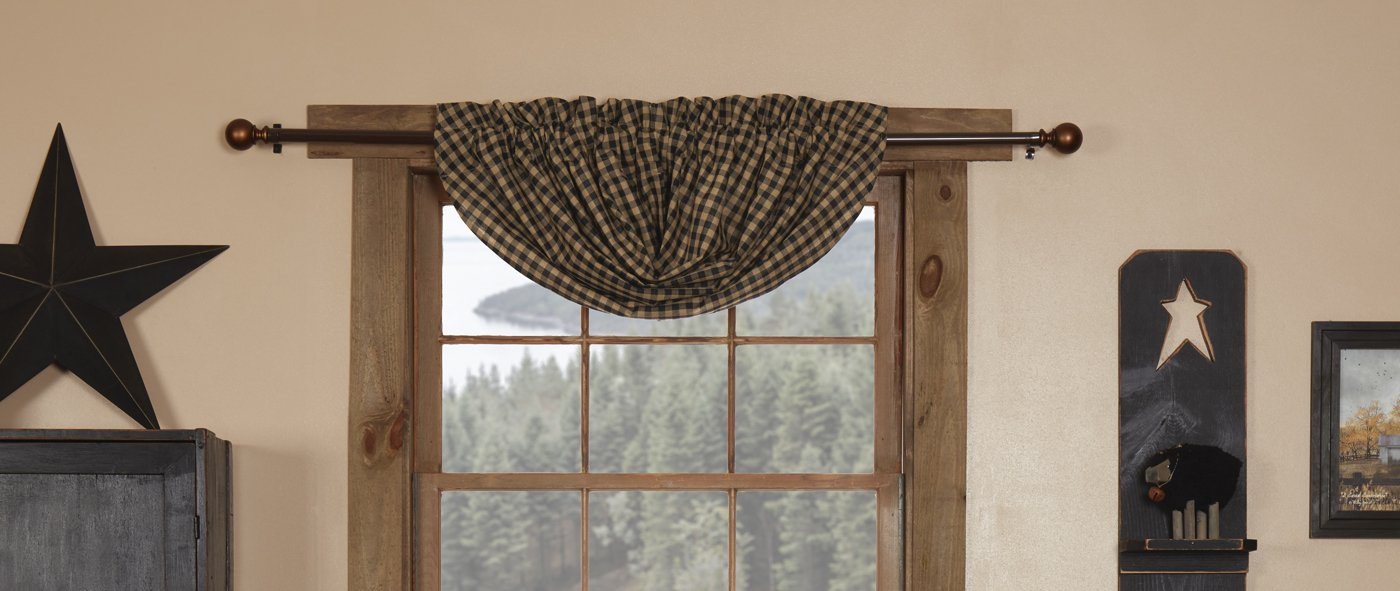 Balloon Valances at Primitive Star Quilt Shop