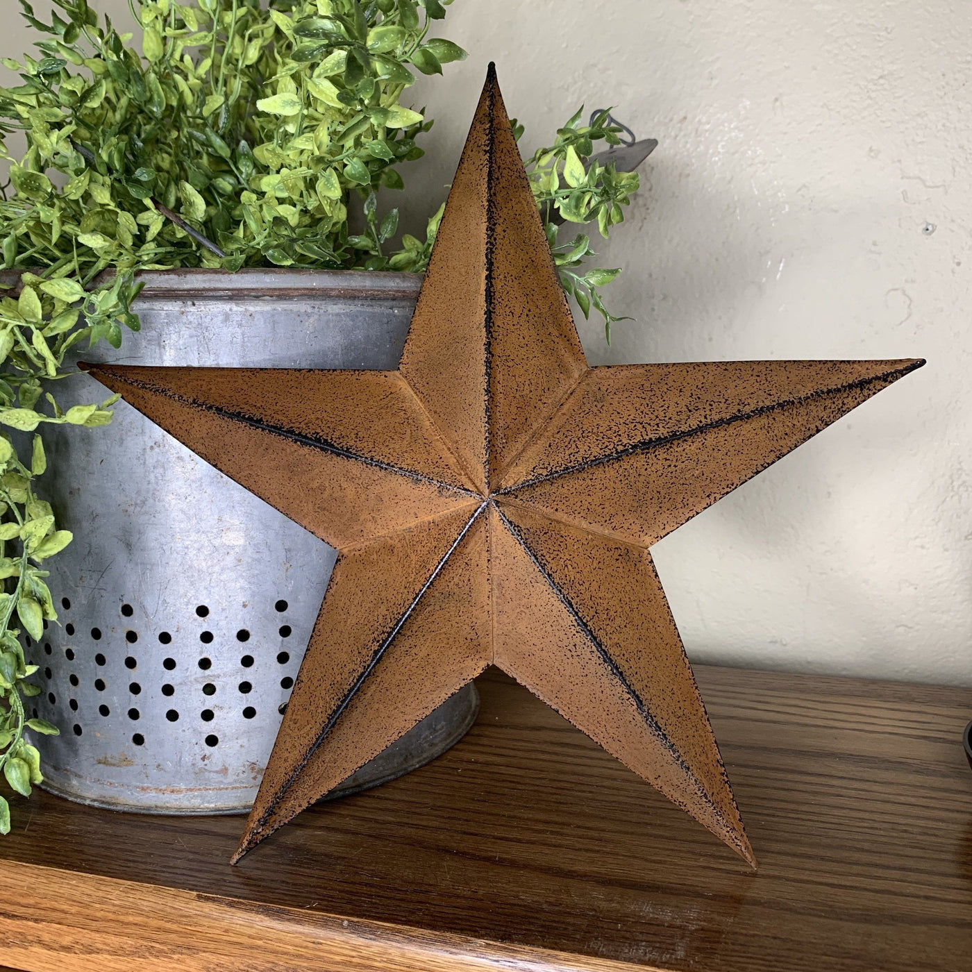 tin barn star basket