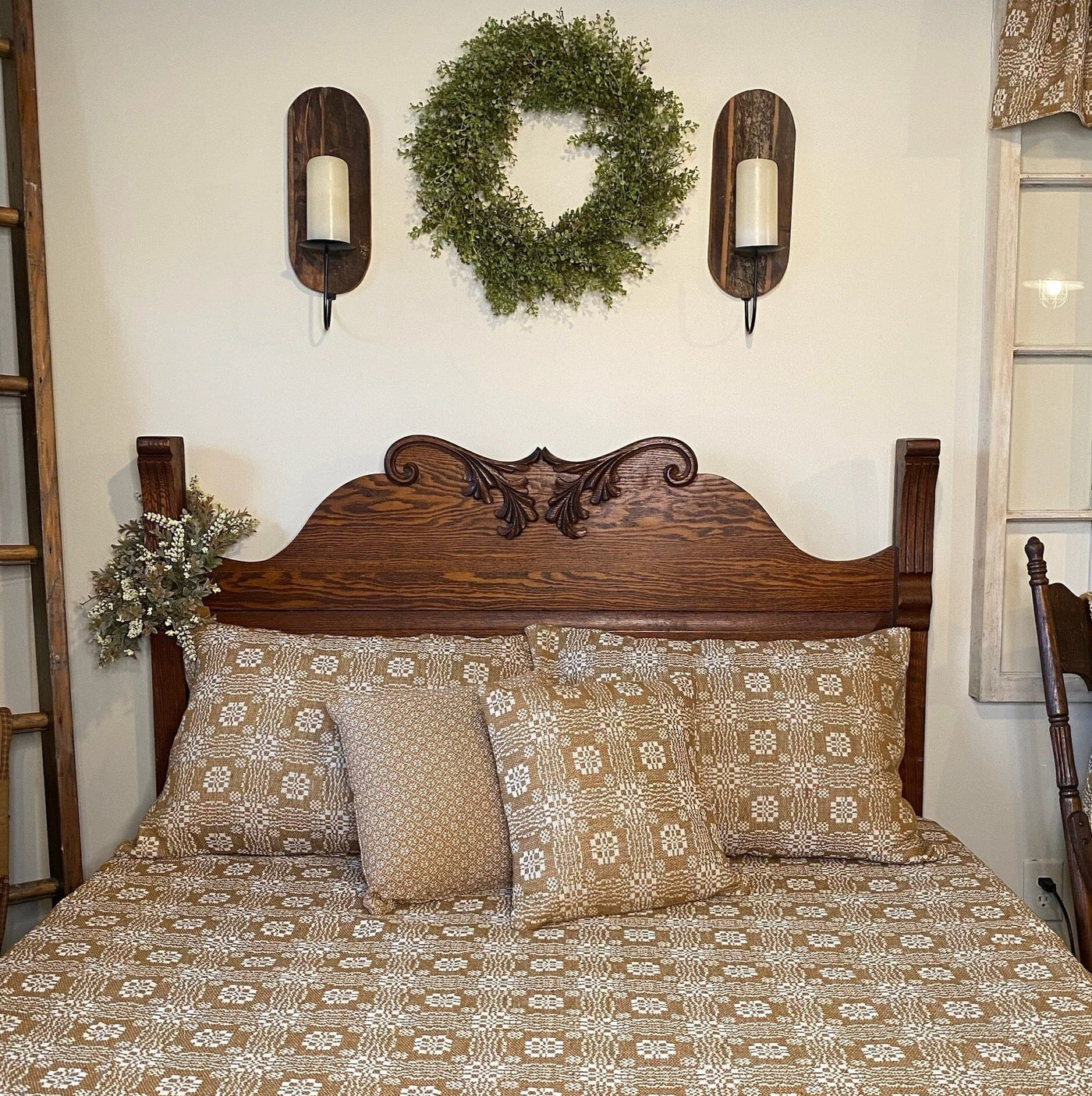 Gettysburg Mustard and Creme Bedding