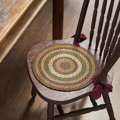 Tea Cabin Braided Chair Pad 15" - Primitive Star Quilt Shop