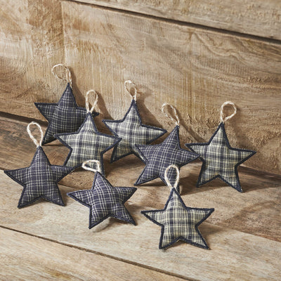 My Country Star Ornament Bowl Filler - Set of 8 - Primitive Star Quilt Shop