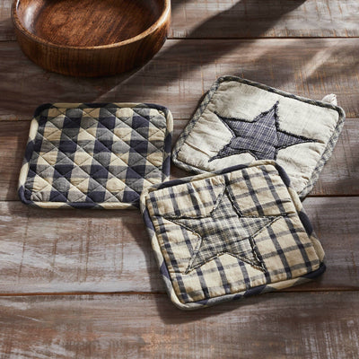 My Country Pot Holder - Set of 3 - Primitive Star Quilt Shop