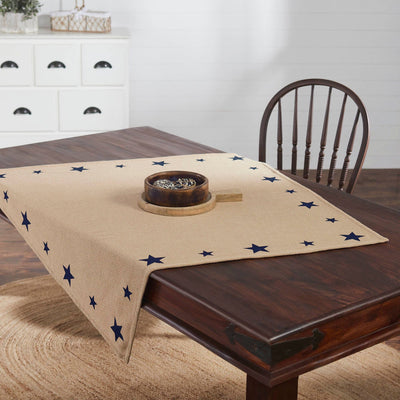 My Country Table Topper 40x40" - Primitive Star Quilt Shop