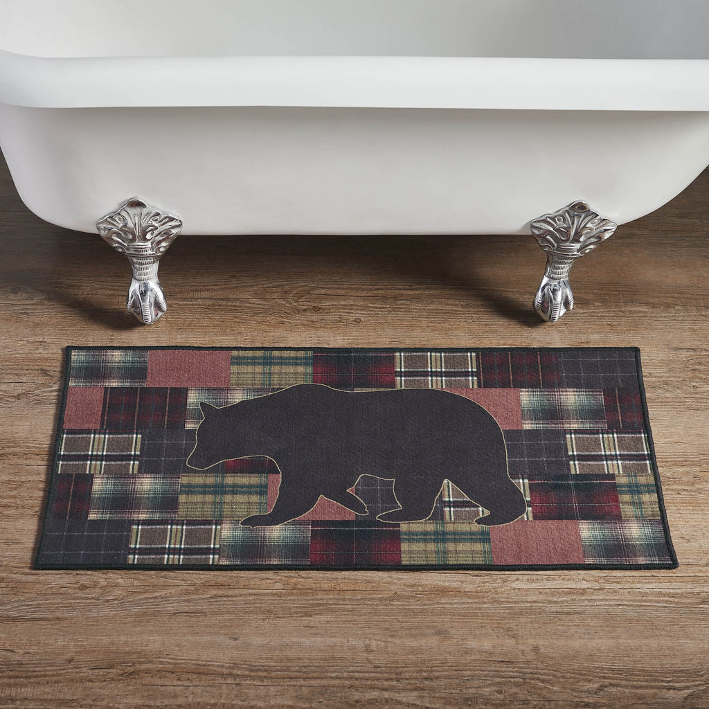 Primitive Star Quilt Shop Wyatt Bear Bathmat