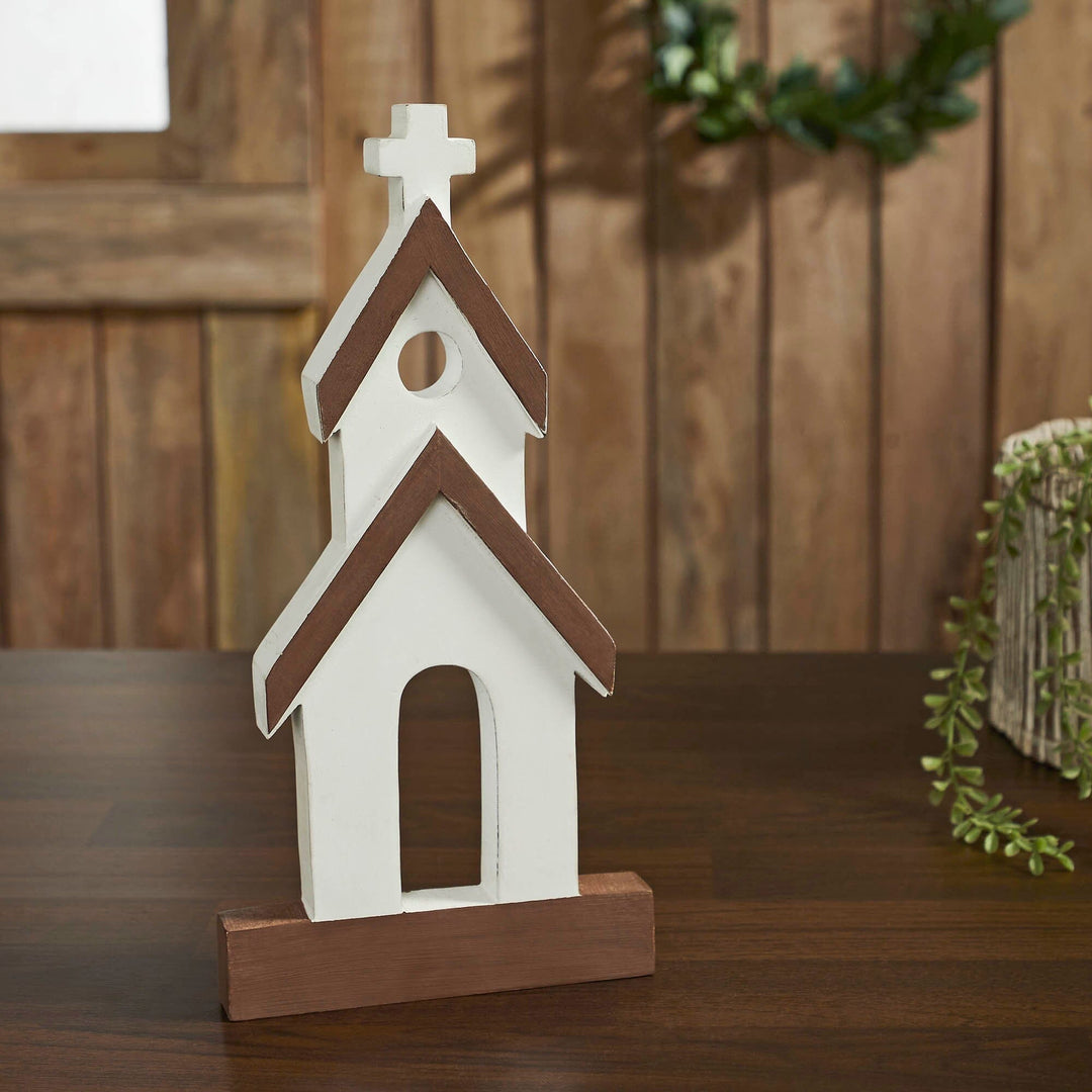 85484-Brown-Roof-White-Church-