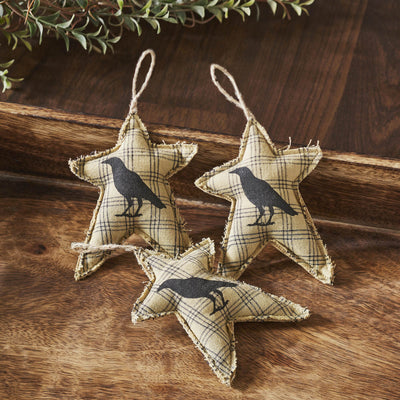 Raven Harvest Primitive Star Ornament Bowl Filler - Set of 3 - Primitive Star Quilt Shop