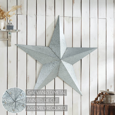 48" Galvanized Barn Star - Primitive Star Quilt Shop