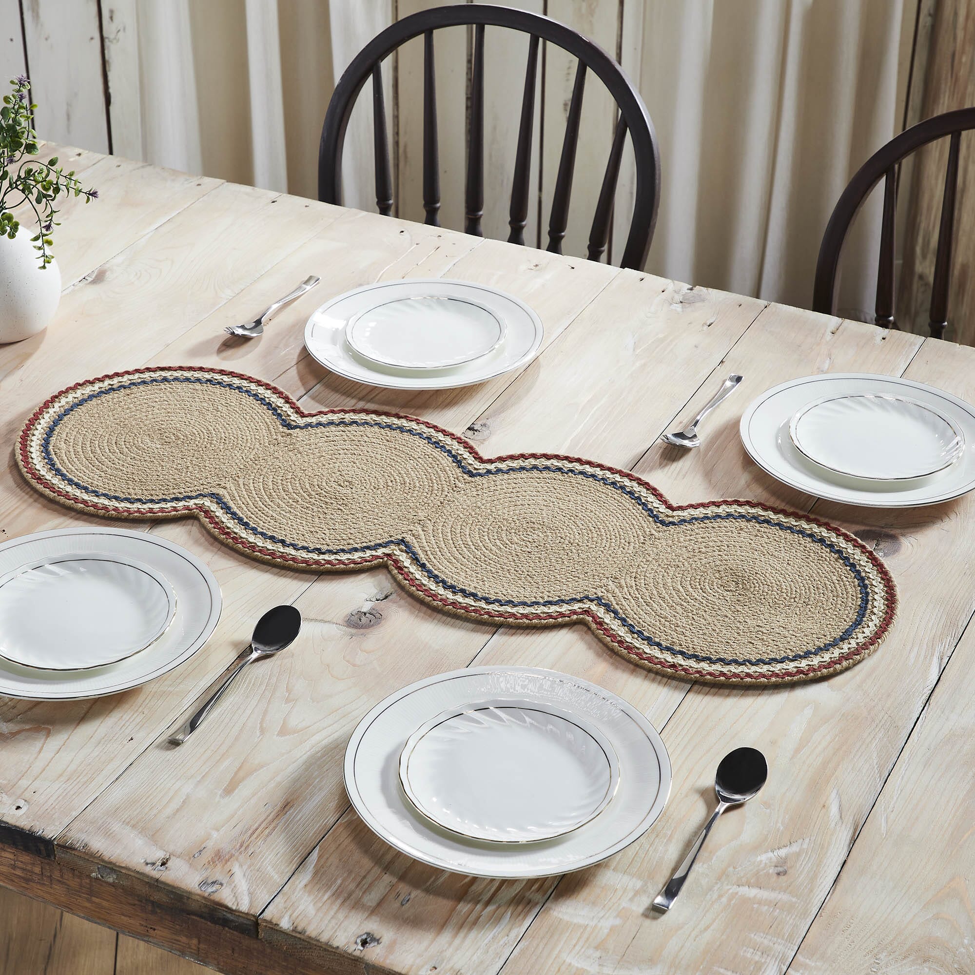 Rick Rack Table Runner Americana Rickrack Runner 12x36