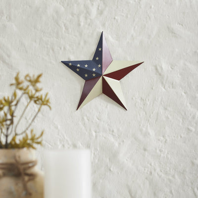 12" American Flag Barn Star - Primitive Star Quilt Shop