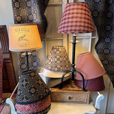 Ashford Metal Table Lamp with Shade Options - Primitive Star Quilt Shop