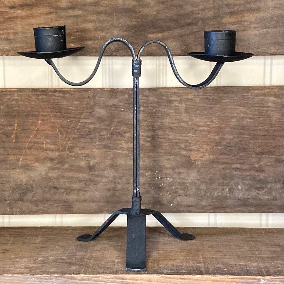 CWI Double Taper Candle Holder Stand