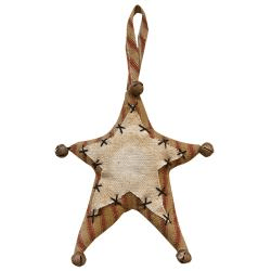 Folk Star Ornament - Primitive Star Quilt Shop