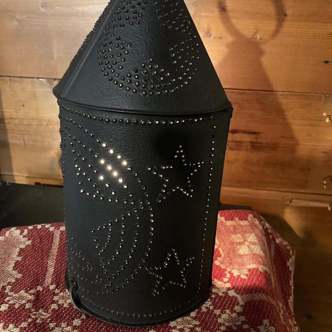 Half-Round Lantern with Punched Star