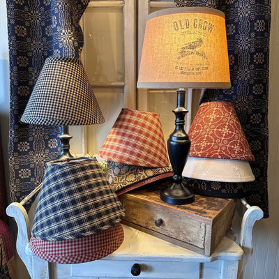 Stonecreek Black Lamp with Shade Options - Primitive Star Quilt Shop