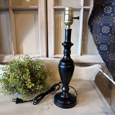Stonecreek Black Lamp - Primitive Star Quilt Shop