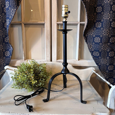Ashford Metal Table Lamp with Shade Options Lamp Only - No Shade- Primitive Star Quilt Shop