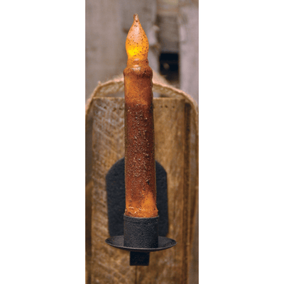 Iron Wall Sconce Taper Candle Holder - Primitive Star Quilt Shop