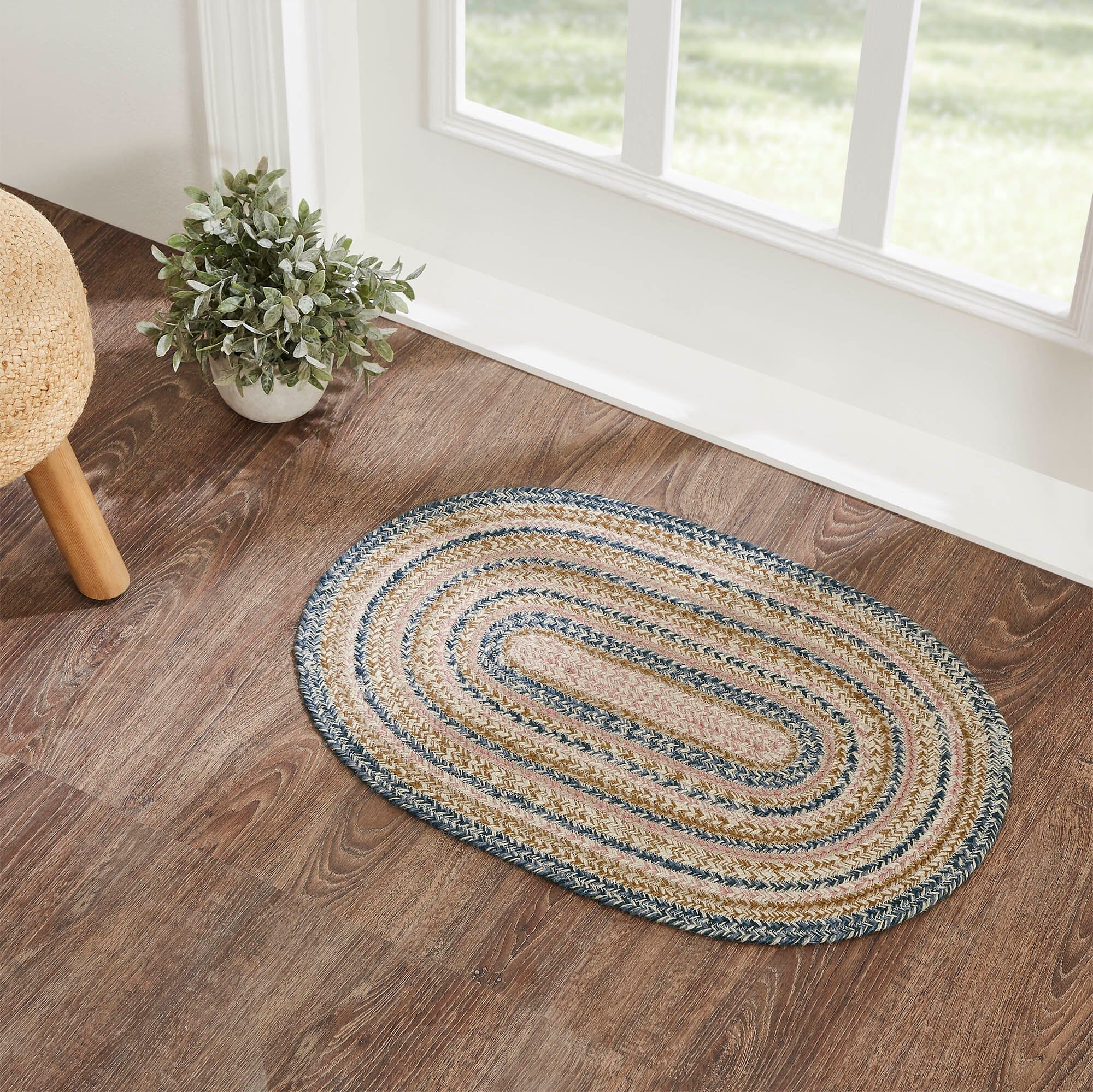 40x30 Inch Rug Kaila Oval Braided Rug 20x30