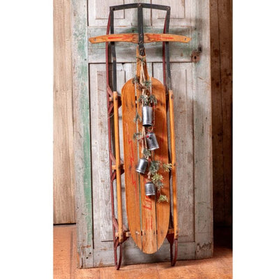 Large Antique Silver Hanging Iron Bells - 27" - Primitive Star Quilt Shop