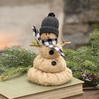 Melting Snowman - Boy with Beanie - Primitive Star Quilt Shop