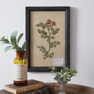 Pressed Botanicals Rose Wall Decor - Primitive Star Quilt Shop