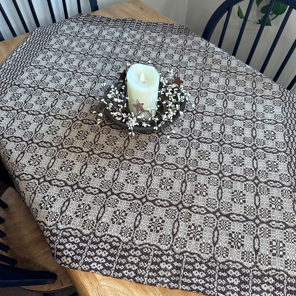 テーブル用品 mountain Research TABLE Cloth SMALL Saratoga-Chocolate-and-Linen-