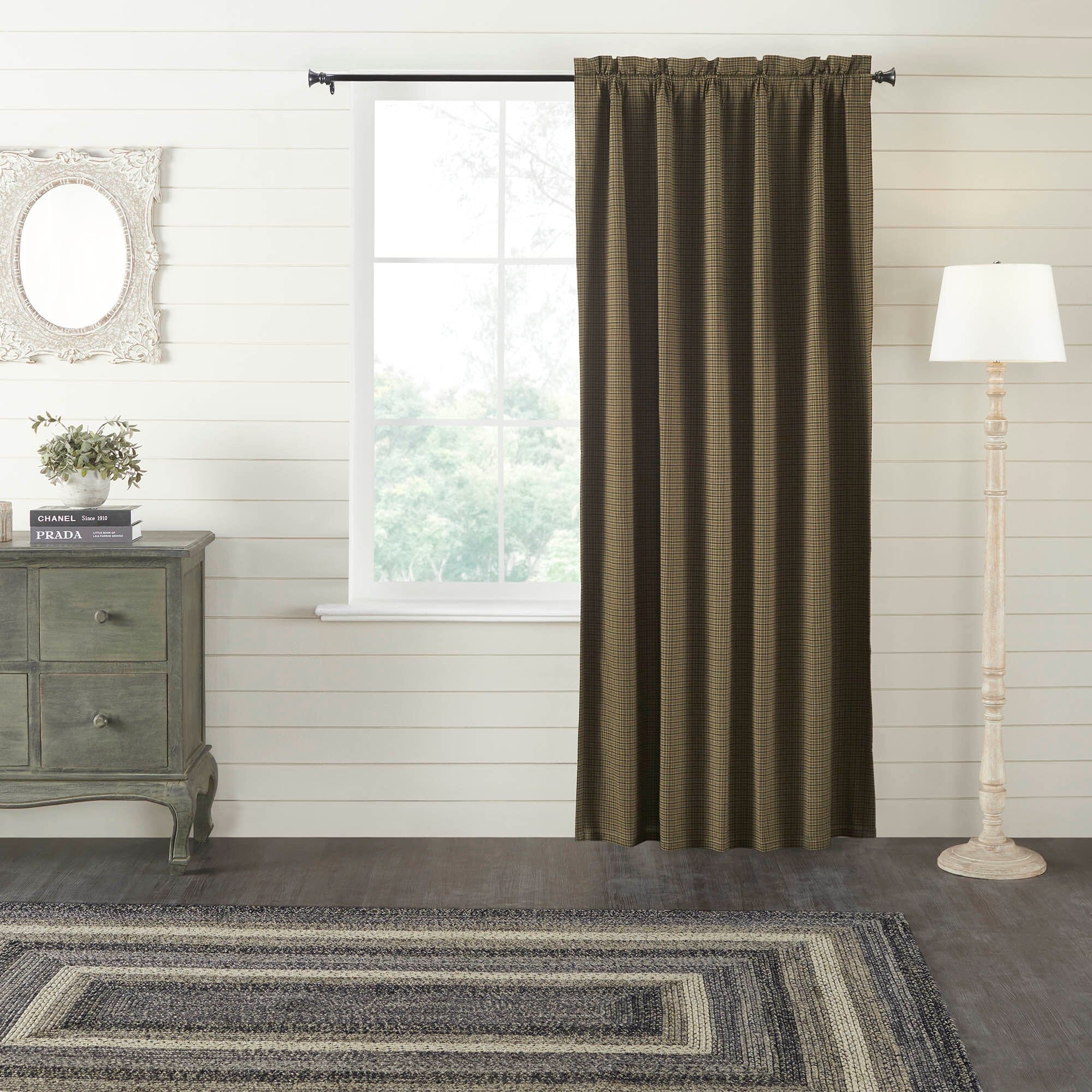 Single Panel Currain VHC Tea Cabin Blackout Single Panel Curtain 84