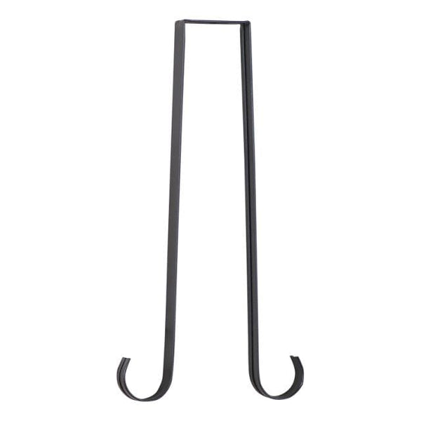 15-Inch White Metal Wreath Hook – Heavy-Duty Door Hanger For Christmas Wreaths, Holiday Decor, Bags & More (Holds 20 KG)