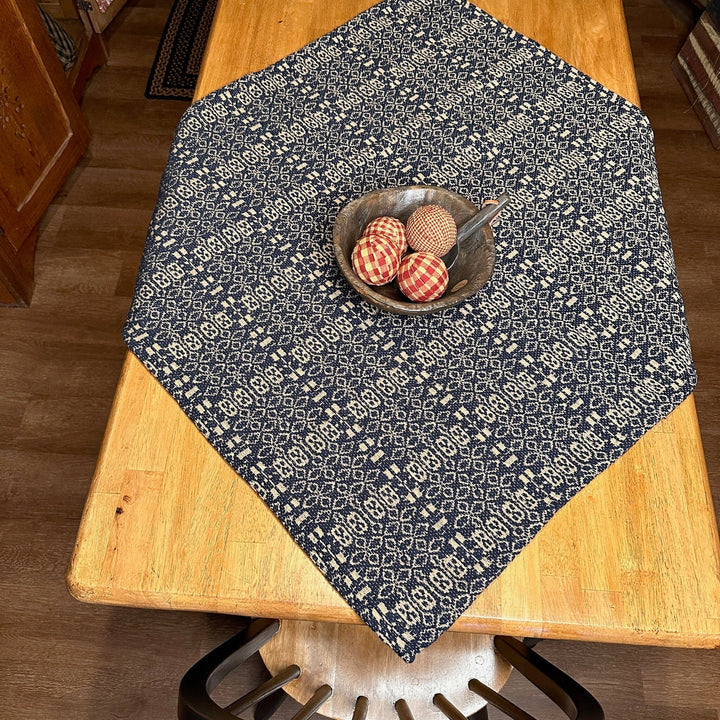 テーブル用品 mountain Research TABLE Cloth SMALL Wentworth-Navy-and-Linen-Woven